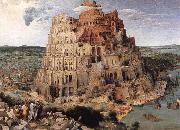BRUEGEL, Pieter the Elder The Tower of Babel oil painting on canvas